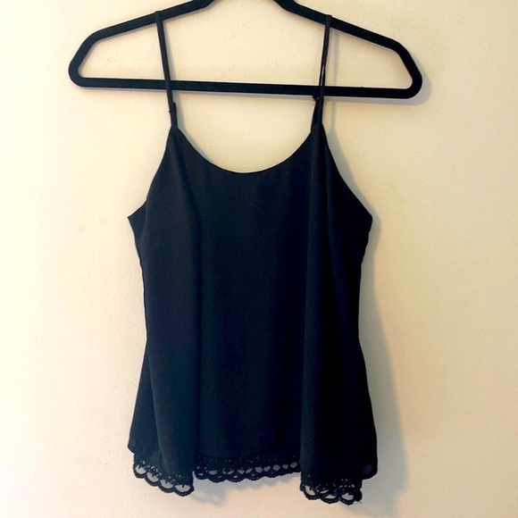 Candie's Tops - Candies, Black Tank, Size M, Excellent Condition